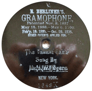 Berliner's Gramophone 1648 X